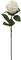 Timeless Elegance 20" Silk White Rose Bud - Classic Artificial Floral Decor